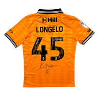 2024/25 Cambridge United Home Football Shirt (M) Umbro #45 Longelo (Signed | Match Issue)
