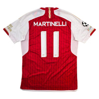2023/24 Arsenal Home Football Shirt (L) Adidas #11 Martinelli