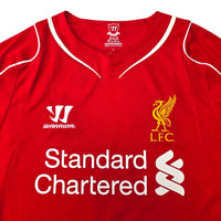 2014/15 Liverpool Home Football Shirt (M) Warrior #8 Gerrard