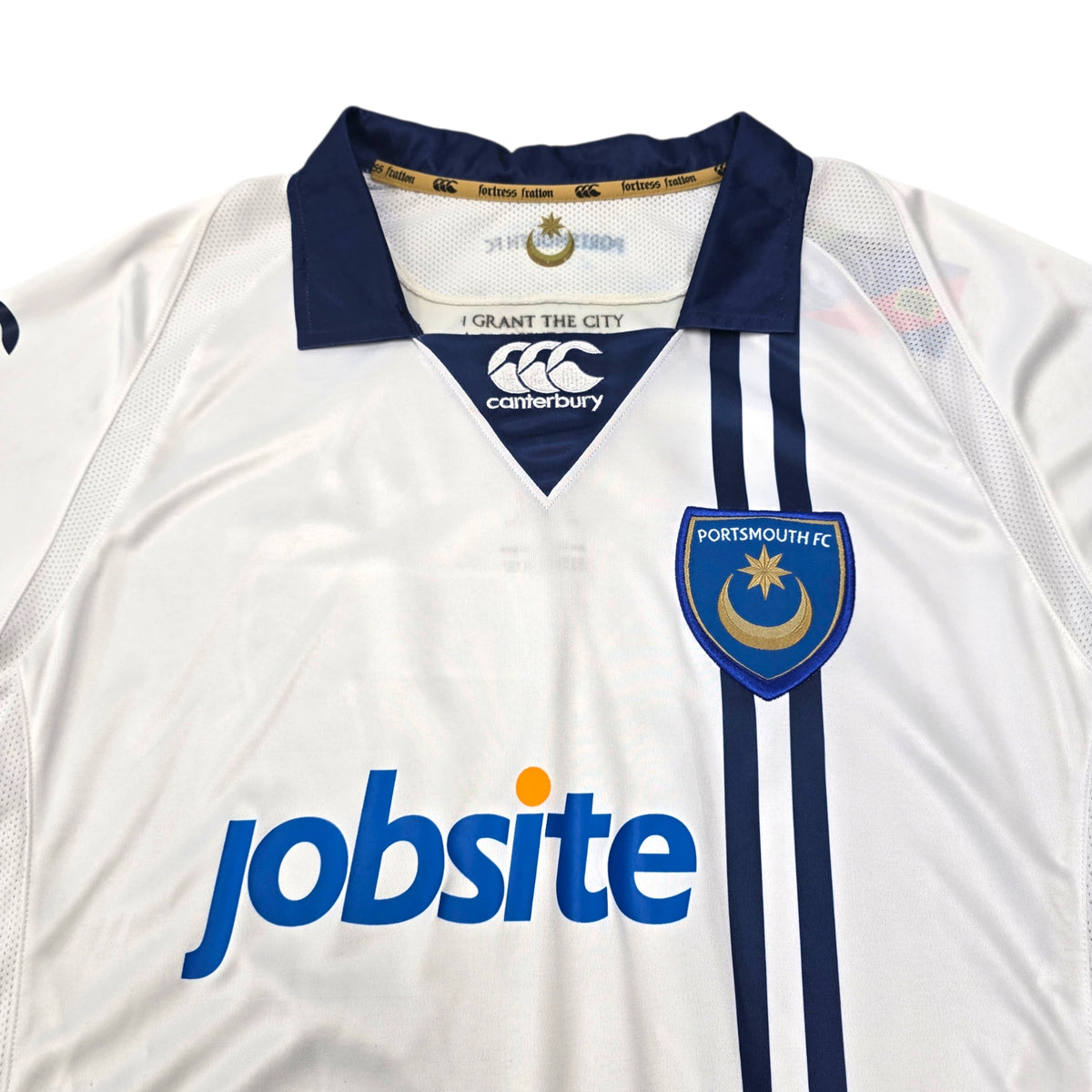2009/10 Portsmouth Away Football Shirt (M) Canterbury #27 Kanu