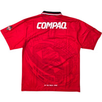 1996/98 Urawa Red Diamonds Home Football Shirt (L) Umbro