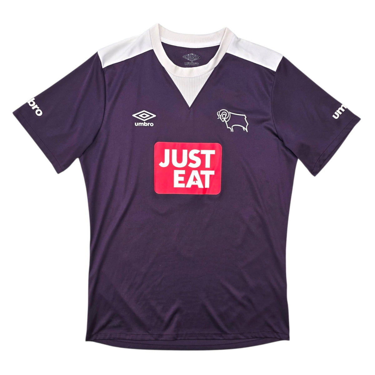 2015/16 Derby County Away Football Shirt (M) Umbro
