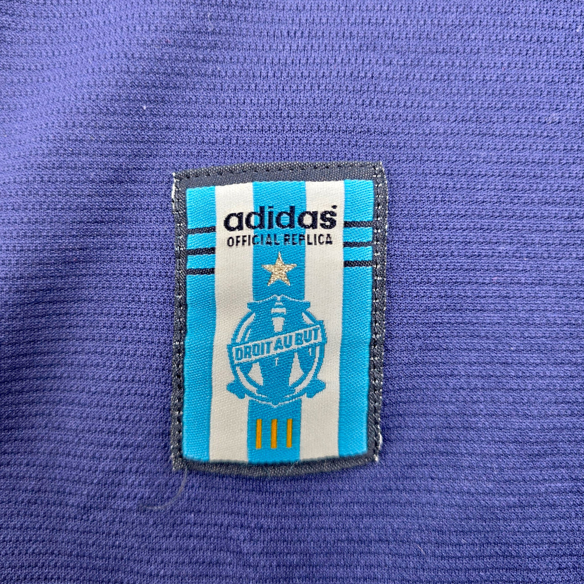 1999/00 Olympique Marseille Away Football Shirt (XL) Adidas #7 Pires