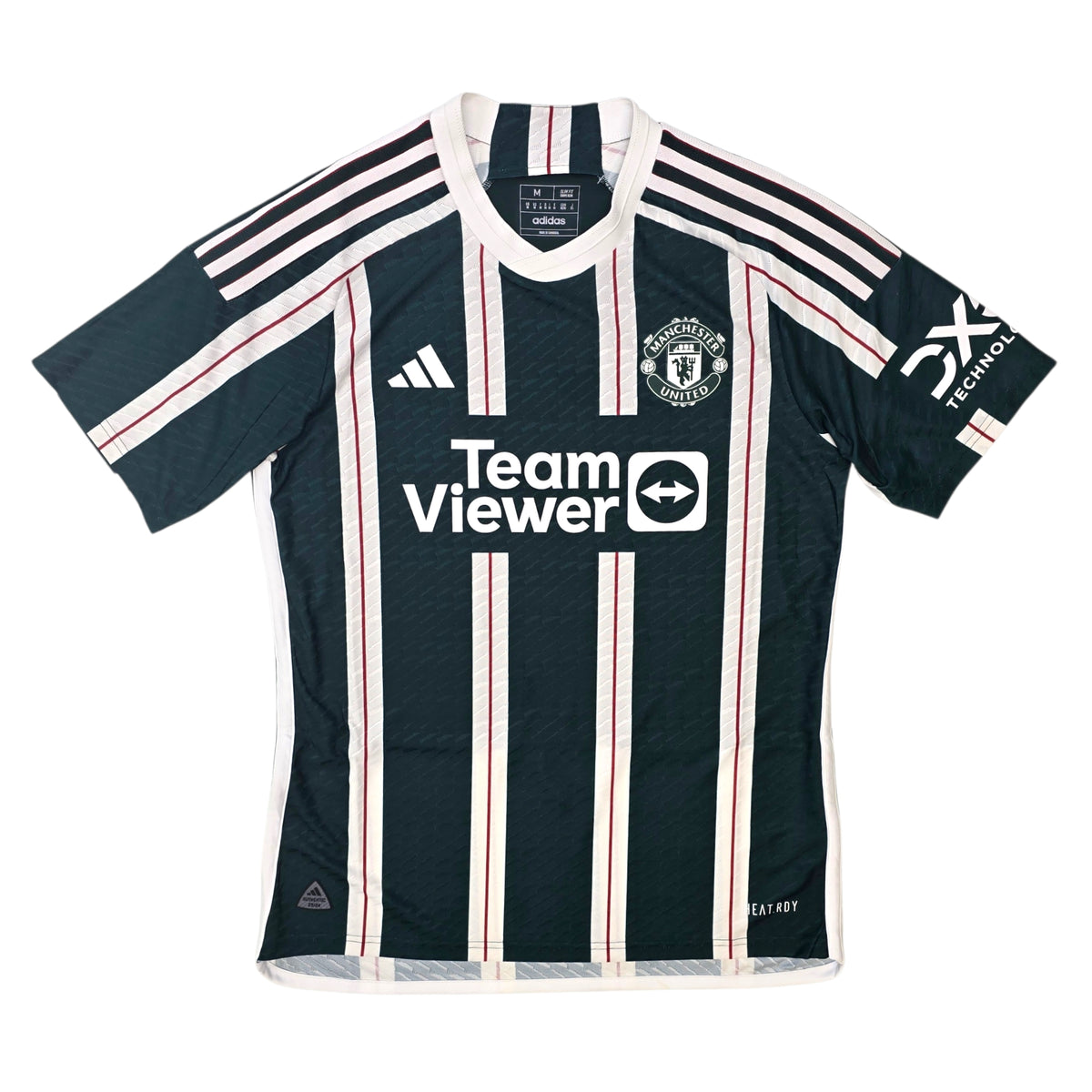 2023/24 Manchester United Away Football Shirt (M) Adidas #37 Mainoo (Player Version)