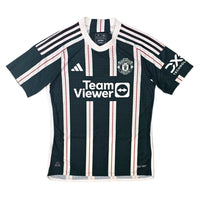 2023/24 Manchester United Away Football Shirt (M) Adidas #37 Mainoo (Player Version)