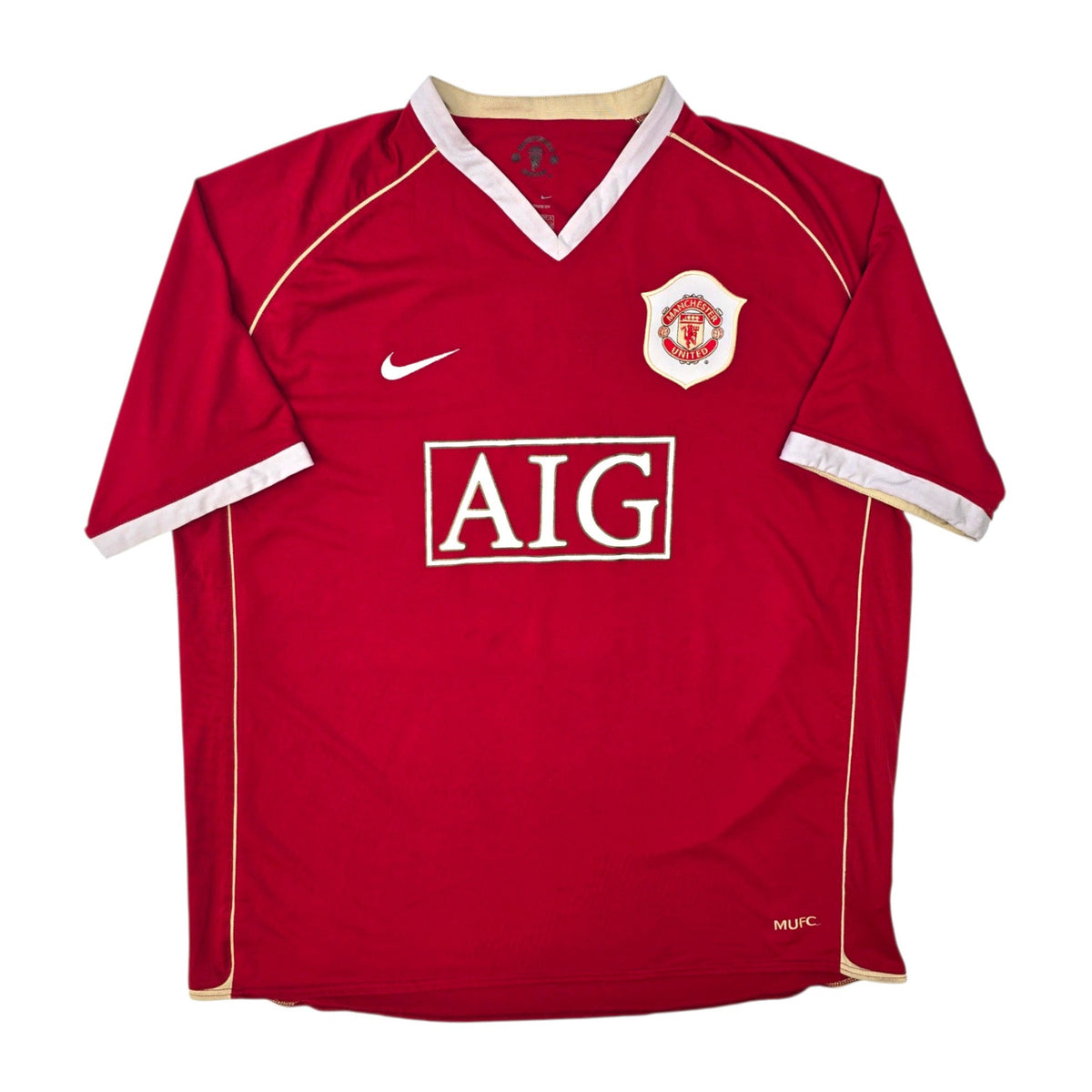 2006/07 Manchester United Home Football Shirt (2XL) Nike #8 Rooney