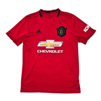 2019/20 Manchester United Home Football Shirt (S) Adidas #18 B.Fernandes