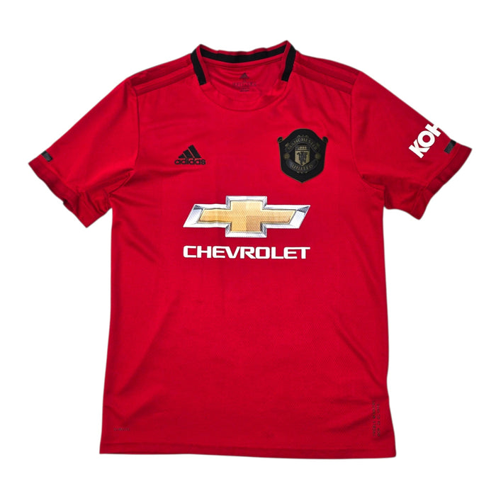 2019/20 Manchester United Home Football Shirt (S) Adidas #18 B.Fernandes