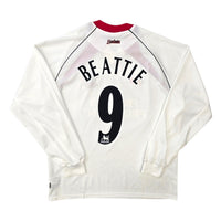 2002/04 Southampton Away Football Shirt (L) Saints #9 Beattie