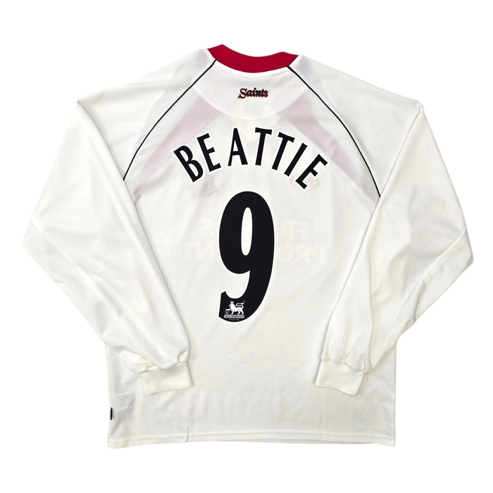 2002/04 Southampton Away Football Shirt (L) Saints #9 Beattie