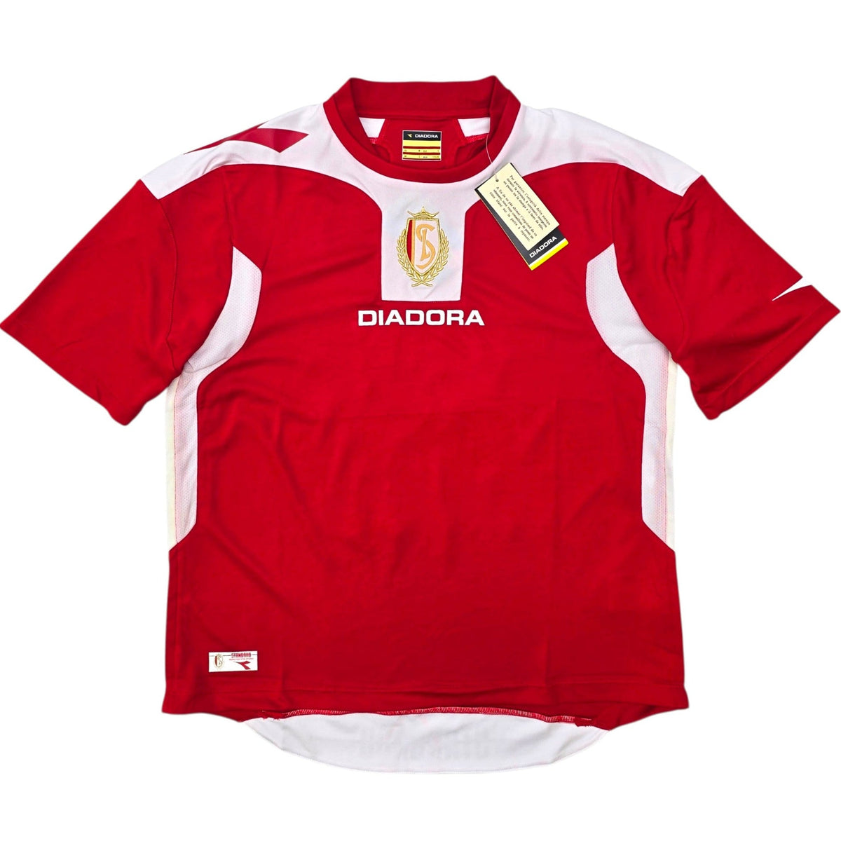 2009/10 Standard de Liège Home Football Shirt (S) Diadora #22 Mangala (BNWTs)