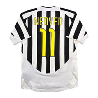 2003/04 Juventus Home Football Shirt (S) Nike #11 Nedved