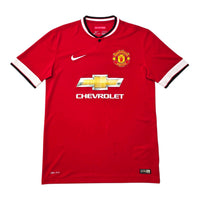 2014/15 Manchester United Home Football Shirt (M) Nike