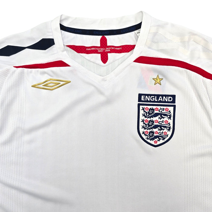 2007/09 England Home Football Shirt (L) Umbro