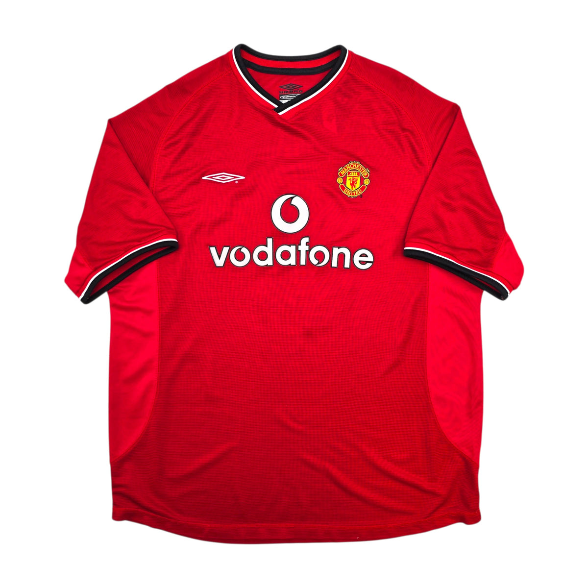 2000/02 Manchester United Home Football Shirt (2XL) Umbro #7 Beckham