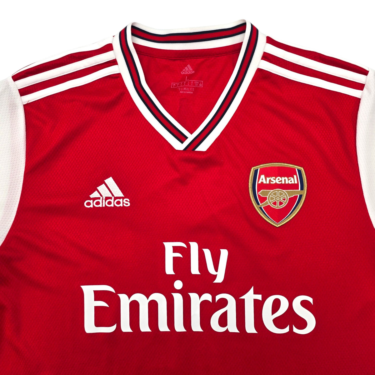 2019/20 Arsenal Home Football Shirt (L) Adidas #14 Aubameyang
