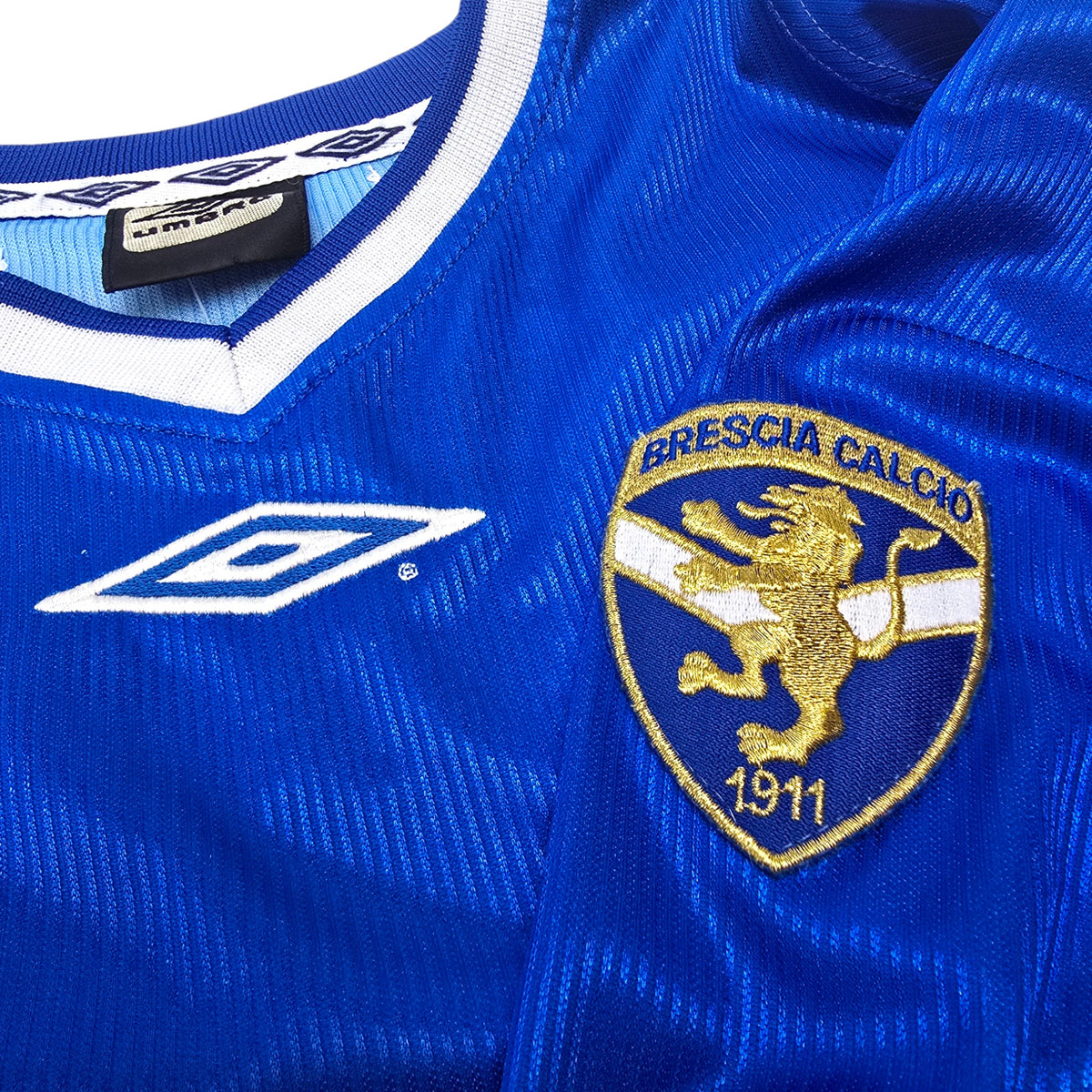 2002/03 Brescia Home Football Shirt (XL) Umbro #10 Baggio