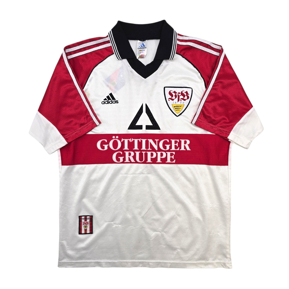 1998/99 Stuttgart Home Football Shirt (M) Adidas