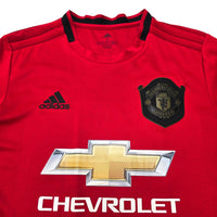 2019/20 Manchester United Home Football Shirt (S) Adidas #18 B.Fernandes