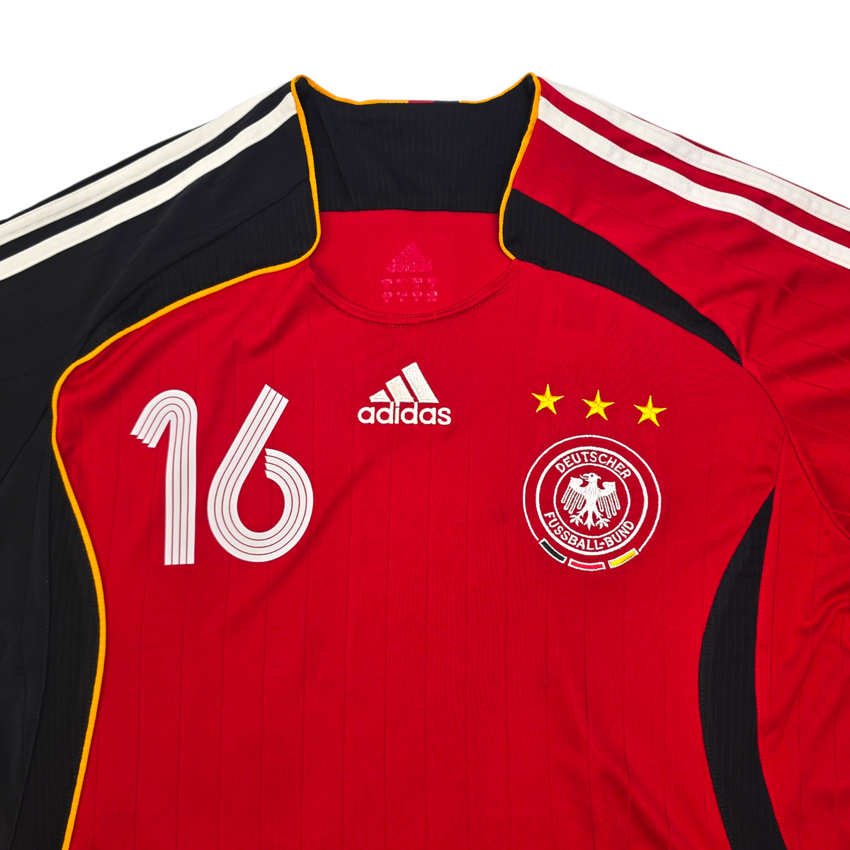 2005/07 Germany Away Football Shirt (M) Adidas #16 Lahm
