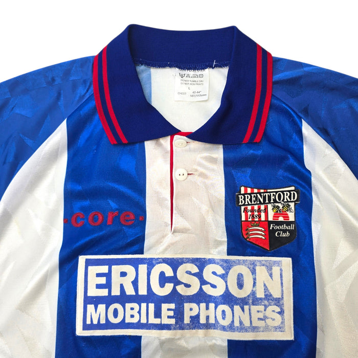 1995/96 Brentford Away Football Shirt (L) Core