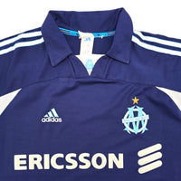 1999/00 Olympique Marseille Away Football Shirt (XL) Adidas #7 Pires