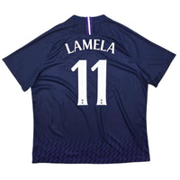 2019/20 Tottenham Hotspur Away Football Shirt (2XL) Nike #11 Lamela