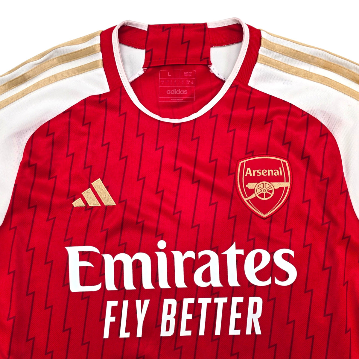 2023/24 Arsenal Home Football Shirt (L) Adidas #11 Martinelli