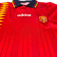 1994/96 Spain Home Football Shirt (S) Adidas