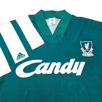 1991/92 Liverpool Away Football Shirt (L) Adidas