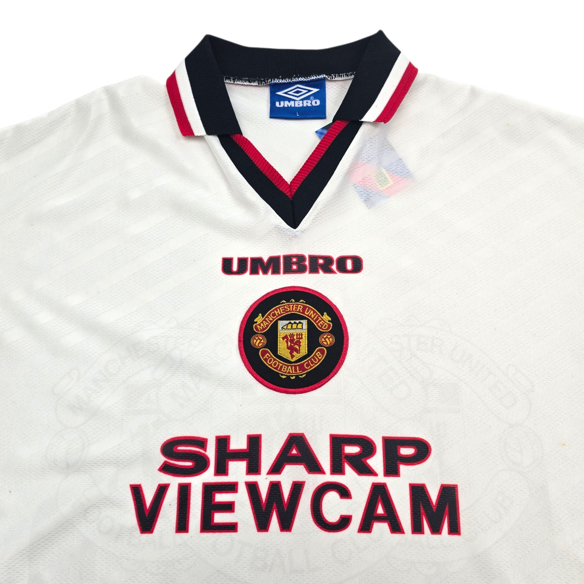1996/97 Manchester United Away Football Shirt (L) Umbro