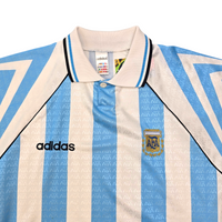 1996/98 Argentina Home Football Shirt (M) Adidas