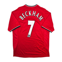 2000/02 Manchester United Home Football Shirt (L) Umbro #7 Beckham