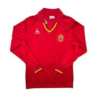 1988/90 Spain Home Football Shirt (L) Le Coq Sportif (Upgraded Template)