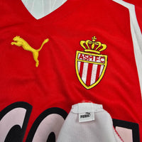 2004/06 Monaco Home Football Shirt (S) Puma #3 Evra