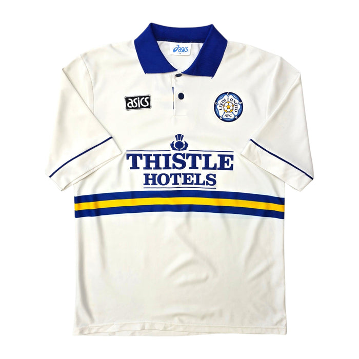 1993/95 Leeds United Home Football Shirt (M) Asics