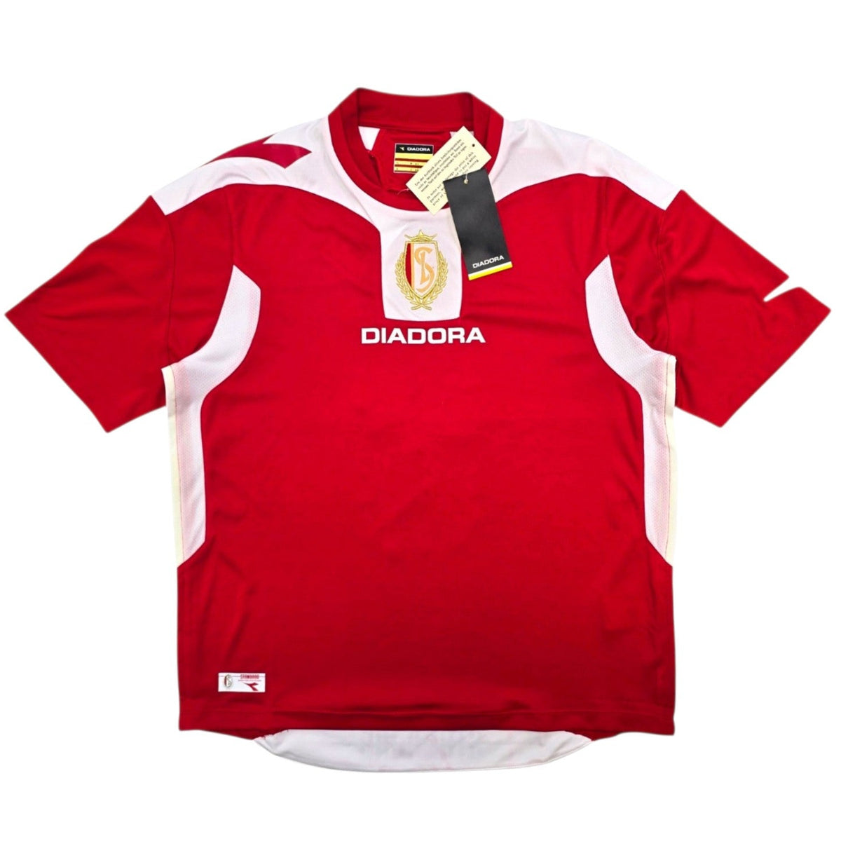 2009/10 Standard de Liège Home Football Shirt (S) Diadora #8 Defour (BNWTs)