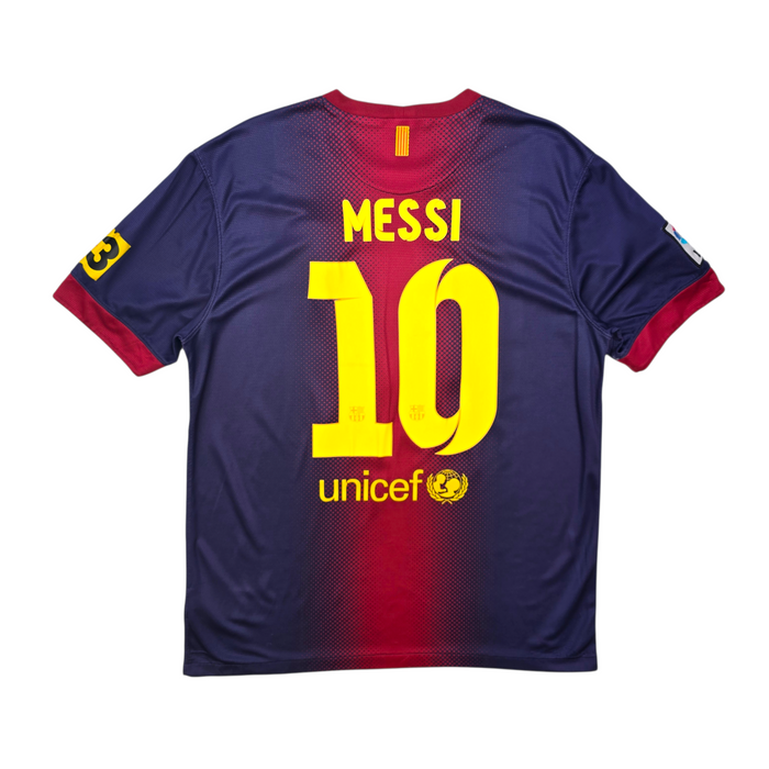 2012/13 Barcelona Home Football Shirt (L) Nike #10 Messi