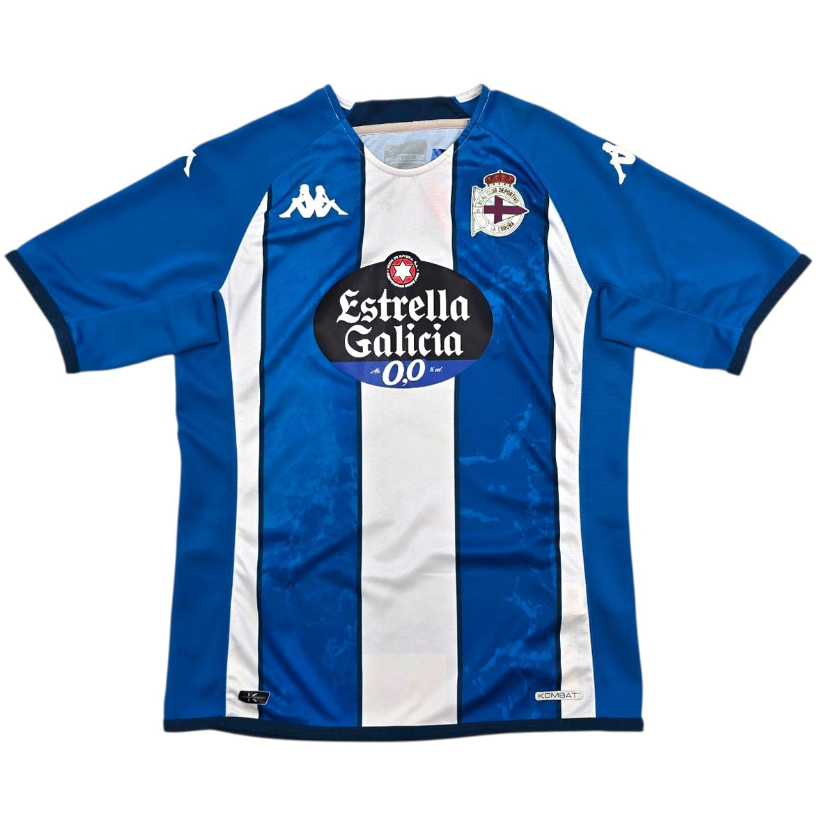 2022/23 Deportivo La Coruna Home Football Shirt (M) Kappa #4 Alex.B
