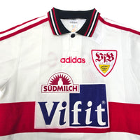 1996/97 Stuttgart Home Football Shirt (XS) Adidas #11 Bobic