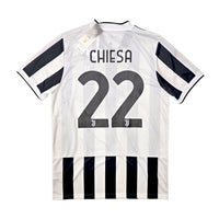 2021/22 Juventus Home Football Shirt (M) Adidas #22 Chiesa (BNWTs)