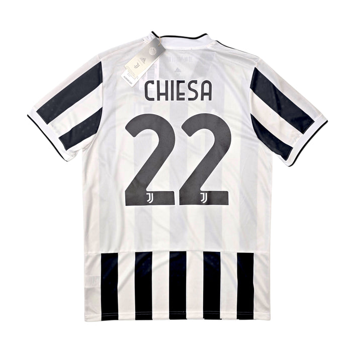 2021/22 Juventus Home Football Shirt (M) Adidas #22 Chiesa (BNWTs)