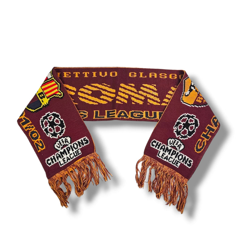 Roma Vintage Football Scarf (2001/02 UEFA Champions League) - Football Finery - FF203746