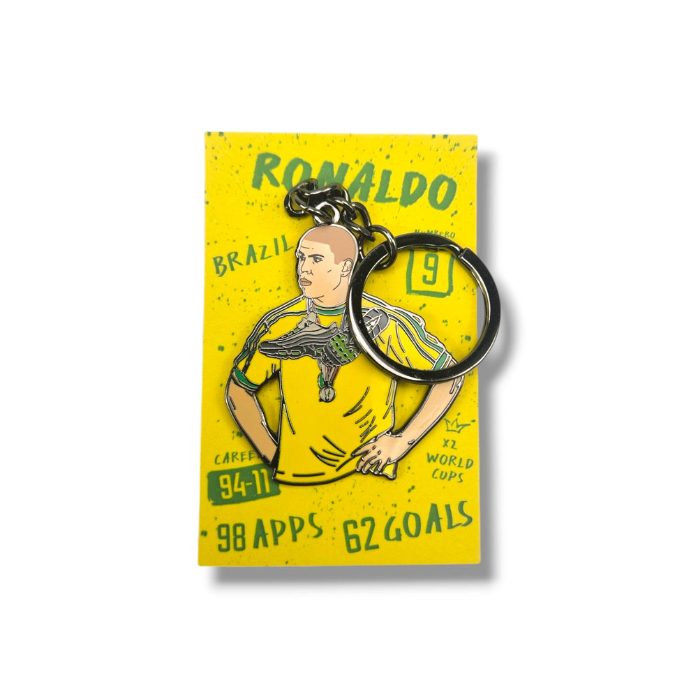 Ronaldo R9 Brazil Football Icon Keyring – Football Finery