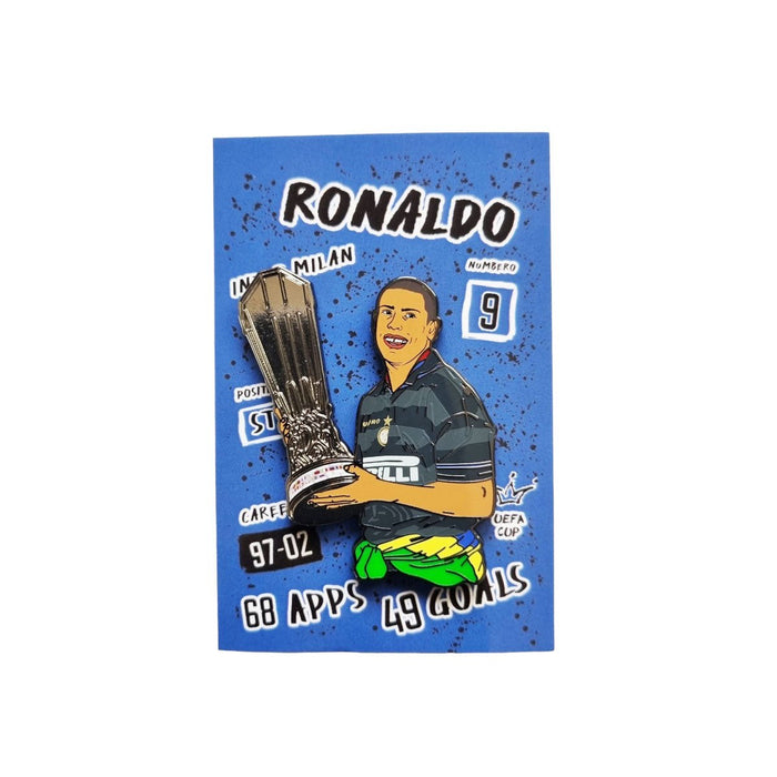 Ronaldo R9 - Inter Milan Football Icon Pin Badge - Football Finery - FF203156