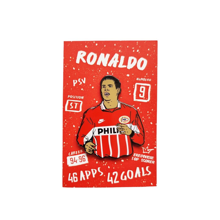 Ronaldo R9 - PSV Football Icon Pin Badge - Football Finery - FF202960