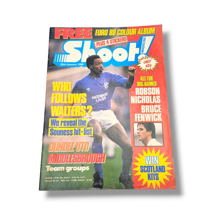 SHOOT Magazine - 23rd January 1988: Mark Walters - Football Finery - FF204063