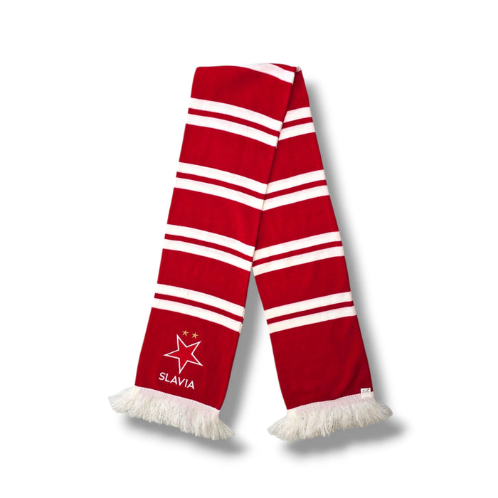 Slavia Praha Vintage Football Scarf - Football Finery - FFS089