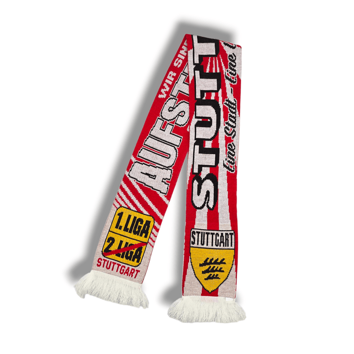 Stuttgart Vintage Football Scarf - Football Finery - FFS020