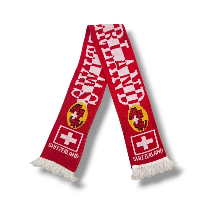 Switzerland Vintage Football Scarf - Football Finery - FFS152